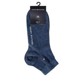 Skarpety krótkie Tommy Hilfiger. Niebieskie skarpety Tommy Hilfiger, bez wzorów. Za 59.99 zł.