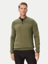 BOSS Sweter Momentum-X QZ 50547898 Khaki Regular Fit. Brązowe swetry rozpinane Boss, l, bez wzorów, z syntetyku, bez kołnierzyka, bez ramiączek. Za 699.99 zł.