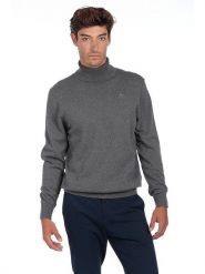 The Time of Bocha Golf w kolorze szarym rozmiar: L. Szare golfy The Time of Bocha, l, bez wzorów, z bawełny, bez ramiączek. Za 130.99 zł.