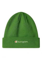 Czapka Champion Beanie Cap 806064. Zielone czapki z daszkiem Champion, na jesień, bez wzorów, z dzianiny. Za 54.90 zł.