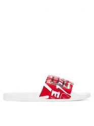 EA7 Emporio Armani Klapki 7X000108 AF15118 M0113 Czerwony. Czerwone klapki EA7 Emporio Armani, z tworzywa sztucznego. Za 239.99 zł.