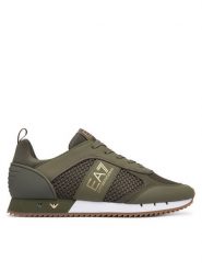 EA7 Emporio Armani Sneakersy 7X000334 AF18610 MZ918 Zielony. Zielone buty sportowe casual EA7 Emporio Armani, bez wzorów, ze skóry, bez zapięcia. Za 884.99 zł.