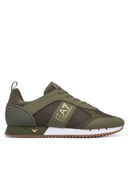 EA7 Emporio Armani Sneakersy 7X000334 AF18610 MZ918 Zielony. Zielone buty sportowe casual EA7 Emporio Armani, bez wzorów, ze skóry, bez zapięcia. Za 884.99 zł.