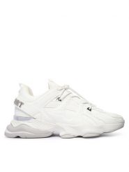Plein Sport Sneakersy Runner Beast X-01 FAFS USC1042 STE003N Biały. Białe buty sportowe casual Plein Sport, bez wzorów, z materiału, bez zapięcia. Za 1,060.00 zł.
