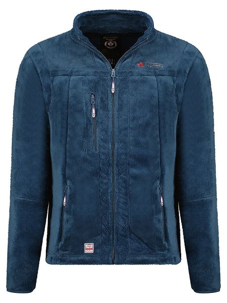 Canadian Peak Kurtka polarowa "Uploadeak" w kolorze granatowym rozmiar: M. Niebieskie kurtki Canadian Peak, m, z aplikacjami, z materiału, bez kaptura. Za 126.75 zł.