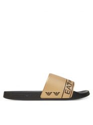 EA7 Emporio Armani Klapki 7X000110 AF15128 FC001 Złoty. Żółte klapki EA7 Emporio Armani, z tworzywa sztucznego. Za 259.99 zł.