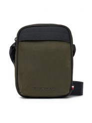 Tommy Hilfiger Saszetka Th Repreve Mini Reporter AM0AM13185 Zielony. Zielone saszetki i nerki Tommy Hilfiger, bez wzorów, z materiału. Za 249.99 zł.