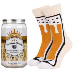 Wzorzyste skarpety męskie w rozmiarze 38-44 we wzór z motywem piwa Peterson PTN SML-1P-BE2-38-44. Skarpety Peterson, bez wzorów, z bawełny. Za 45.00 zł.