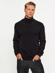 United Colors Of Benetton Golf 1002U2180 Czarny Regular Fit. Czarne golfy United Colors Of Benetton, m, bez wzorów, z wełny, bez kołnierzyka, bez ramiączek. Za 229.99 zł.
