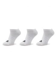 Adidas Zestaw 3 par niskich skarpet unisex Thin And Light HT3469 Biały. Białe skarpety Adidas, bez wzorów, z syntetyku. Za 39.99 zł.