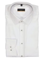 Eterna Koszula - Slim fit - w kolorze białym rozmiar: 42. Białe koszule Eterna, bez wzorów, z bawełny, bez kołnierzyka, bez ramiączek. Za 137.42 zł.