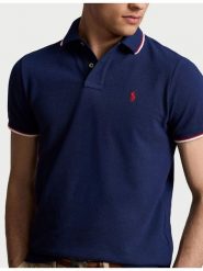 Ralph Lauren Underwear Koszulka polo w kolorze granatowym rozmiar: L. Niebieskie koszulki polo Ralph Lauren Underwear, l, bez wzorów, z bawełny, bez kołnierzyka, bez ramiączek. Za 428.43 zł.