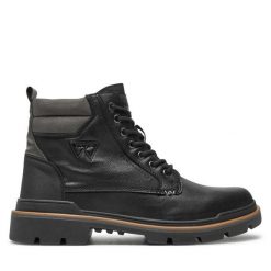 Trapery Wrangler. Czarne trapery Wrangler, bez zapięcia. Za 349.99 zł.
