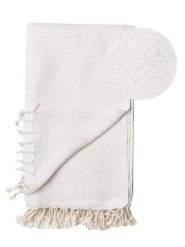 Samimi Chusta hammam w kolorze białym - 180 x 100 cm rozmiar: onesize. Białe szaliki Samimi, bez wzorów, z bawełny. Za 52.99 zł.