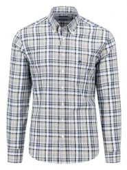 FYNCH-HATTON Koszula - Casual fit - w kolorze szaro-błękitnym rozmiar: XXL. Niebieskie koszule Fynch-Hatton, xxl, bez wzorów, z bawełny, bez kołnierzyka, bez ramiączek. Za 86.99 zł.