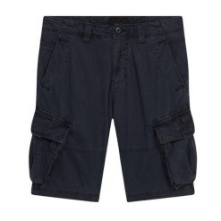 Spodenki cargo Superdry Core. Niebieskie szorty Superdry, m, bez wzorów, z bawełny, vintage. W wyprzedaży za 277.45 zł.