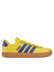 Adidas Sneakersy VL Court 3.0 JP5292 Żółty. Żółte buty sportowe casual Adidas, bez wzorów, ze skóry, bez zapięcia. Za 209.99 zł.