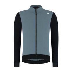 Koszulka rowerowa męska Rogelli Distance II z długim rękawem. Czarne bluzy Rogelli, m, bez wzorów, ze skóry, bez kaptura. Za 367.00 zł.