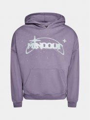 Mindout Bluza System Fioletowy Boxy Fit. Fioletowe bluzy Mindout, m, bez wzorów, z bawełny, bez kaptura. Za 229.99 zł.