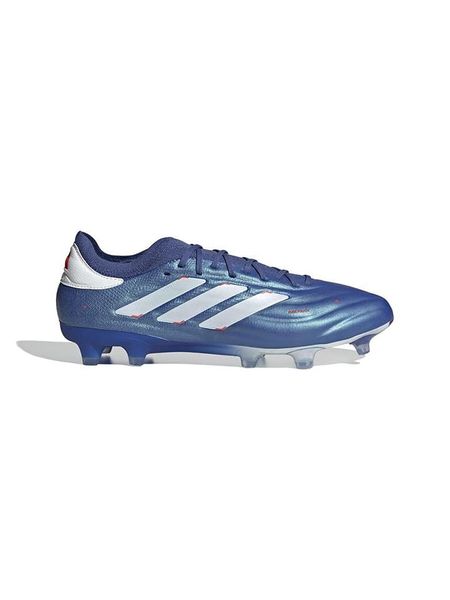 Adidas Korki "Copa Pure 2+ FG" w kolorze niebiesko-szarym rozmiar: 43 1/3. Niebieskie buty treningowe Adidas, bez wzorów, z materiału. Za 279.31 zł.