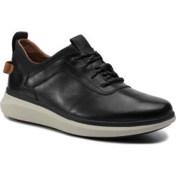 Sneakersy CLARKS - Un Globe Vibe 261401637 Black Leather. Czarne buty sportowe casual Clarks, bez wzorów, z materiału, bez zapięcia. W wyprzedaży za 239.00 zł.