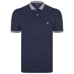 Felix Hardy Koszulka Polo Męska fe9904019 M Ciemnoniebieski. Czarne koszulki polo Felix Hardy, m, bez wzorów, bez kołnierzyka, bez ramiączek. Za 99.00 zł.