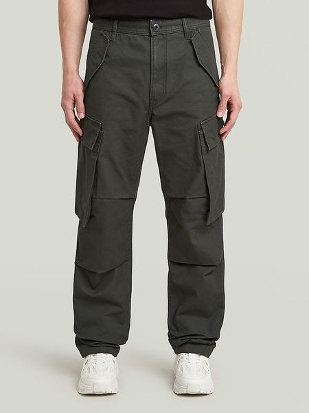 G-Star Bojówki w kolorze antracytowym rozmiar: W30/L30. Czarne joggery i bojówki G-Star, l, bez wzorów, z bawełny, retro. Za 183.59 zł.
