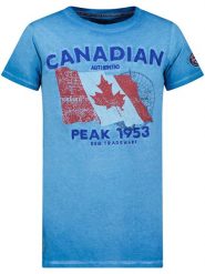 Canadian Peak Koszulka "Japoreak" w kolorze niebieskim rozmiar: S. Niebieskie bezrękawniki Canadian Peak, s, bez wzorów, z bawełny, bez kołnierzyka, bez ramiączek. Za 66.45 zł.