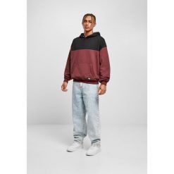 Hoodie Urban Classics upper block. Czarne bluzy Urban Classics, m, bez wzorów, bez kaptura. Za 244.50 zł.