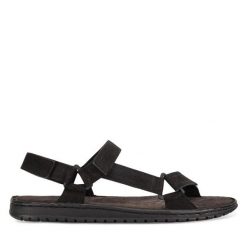 Sandały Lasocki. Czarne sandały Lasocki, bez zapięcia. Za 97.99 zł.