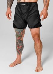 Spodenki treningowe Jet Mesh Performance Pro plus Dot Camo II. Szare krótkie spodenki sportowe PITBULL, m, bez wzorów, z meshu. Za 209.00 zł.