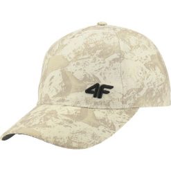 Czapka z daszkiem męska CAM004B - khaki allover. Czapki z daszkiem marki 4F. Za 49.99 zł.