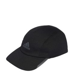 Czapka adidas Runner Mesh Aeroready. Czarne czapki z daszkiem Adidas, bez wzorów, z materiału. Za 143.35 zł.