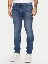 KARL LAGERFELD Jeansy 265801 551832 Granatowy Slim Fit. Niebieskie jeansy KARL LAGERFELD, m. Za 399.99 zł.