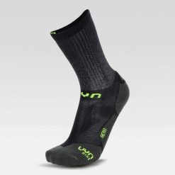 Skarpety rowerowe męskie Uyn Cycling Aero Socks Black / Lime. Czarne skarpety UYN, bez wzorów. Za 89.99 zł.