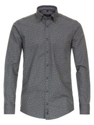 CASAMODA Koszula - Casual fit - w kolorze granatowym rozmiar: L. Niebieskie koszule CASAMODA, l, bez wzorów, z bawełny, bez kołnierzyka, bez ramiączek. Za 130.99 zł.