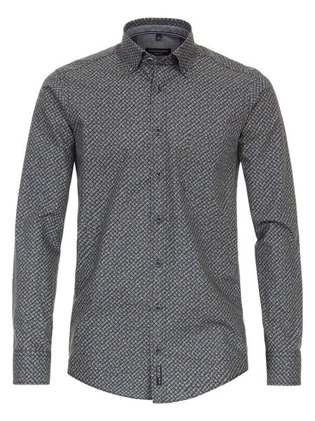 CASAMODA Koszula - Casual fit - w kolorze granatowym rozmiar: XXL. Niebieskie koszule CASAMODA, xxl, bez wzorów, z bawełny, bez kołnierzyka, bez ramiączek. Za 100.28 zł.