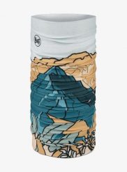 Chusta wielofunkcyjna Buff Coolnet UV - nive teal. Niebieskie szaliki Buff, bez wzorów, z elastanu. Za 89.99 zł.