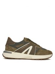 Alexander Smith Sneakersy Liverpool ASBCLPM-3253-OLV Zielony. Zielone buty sportowe casual Alexander Smith, bez wzorów, ze skóry, bez zapięcia. Za 739.99 zł.