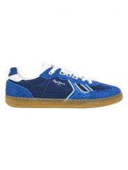 Pepe Jeans FOOTWEAR Skórzane sneakersy w kolorze niebieskim rozmiar: 46. Niebieskie buty sportowe casual Pepe Jeans FOOTWEAR, bez wzorów, z jeansu, bez zapięcia. Za 128.25 zł.