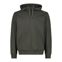 Bluza z kapturem zapinana na zamek błyskawiczny CMP. Zielone bluzy z kapturem CMP, bez wzorów, z kapturem. Za 279.65 zł.