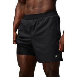 Krótki podwójny Fabletics The Fundamental II 5". Czarne szorty FABLETICS, bez wzorów, sportowe. Za 283.85 zł.