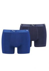Puma Sportowe bokserki Bawełniane 2-pak Niebieskie. Niebieskie slipy i bokserki Puma, m, bez wzorów, z bawełny. Za 164.88 zł.