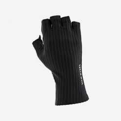 Rękawiczki rowerowe Van Rysel RCR-F aerodynamiczne. Czarne rękawiczki VAN RYSEL, bez wzorów, z elastanu. Za 129.99 zł.