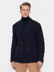 Boss Marynarka 50497271 Granatowy Slim Fit. Niebieskie garnitury Boss, m, bez wzorów, z wełny. Za 2,389.00 zł.