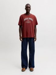 Jack & Jones Koszulka w kolorze bordowym rozmiar: L. Czerwone bezrękawniki Jack & Jones, l, bez wzorów, z bawełny, bez kołnierzyka, bez ramiączek. Za 55.95 zł.