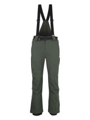 Peak Mountain Softshellowe spodnie narciarskie "Candalo" w kolorze khaki rozmiar: M. Brązowe spodnie narciarskie i snowboardowe Peak Mountain, m, bez wzorów, z tkaniny, narciarskie. Za 274.24 zł.
