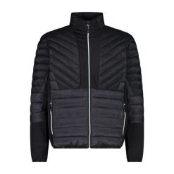 Kurtka męska turystyczna CMP 32Z2927. Czarne kurtki CMP, m, bez wzorów, bez kaptura. W wyprzedaży za 324.99 zł.