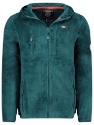 Geographical Norway Kurtka polarowa "Upload" w kolorze zielonym rozmiar: XXL. Zielone kurtki Geographical Norway, xxl, bez wzorów, z polaru, bez kaptura. Za 126.45 zł.