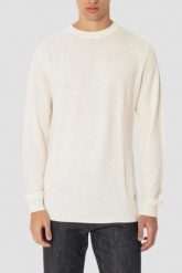 GUESS Beżowy sweter męski Davin Cn Ls, Rozmiar M. Brązowe swetry nierozpinane Guess, l, z aplikacjami, z bawełny, bez kołnierzyka, bez ramiączek. W wyprzedaży za 322.99 zł.